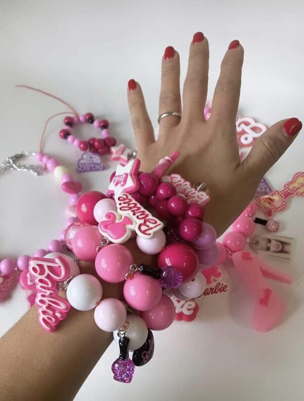 BRACCIALI E ORECCHINI BARBIE - immagine 5