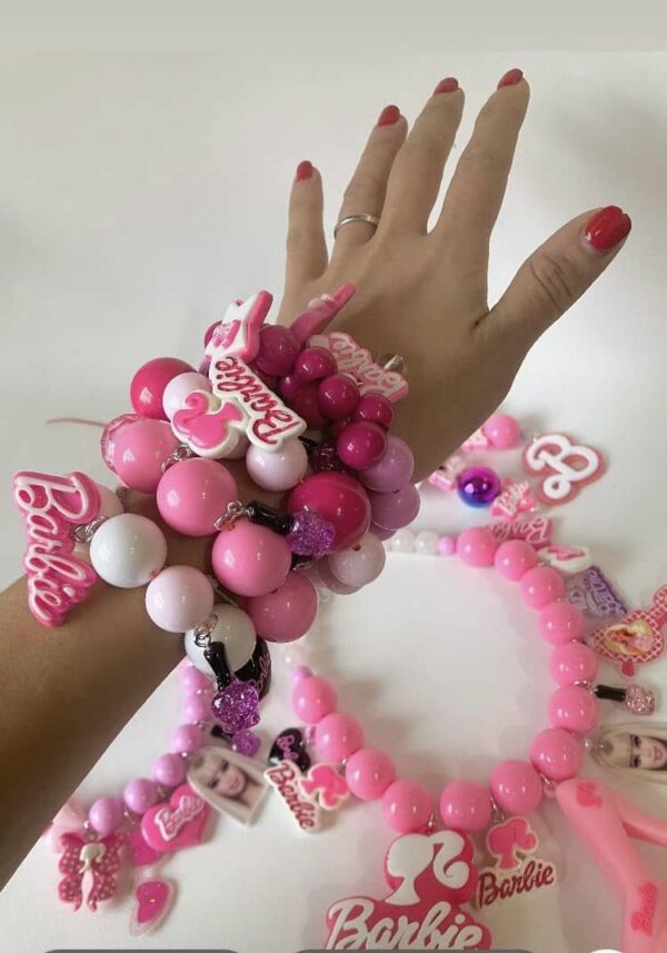 BRACCIALI E ORECCHINI BARBIE - immagine 4